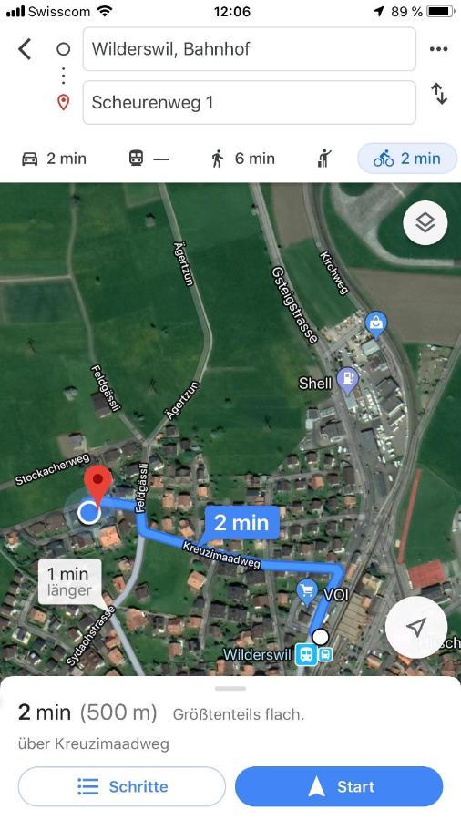 S&P Mountain View Apartment 1 Wilderswil Εξωτερικό φωτογραφία